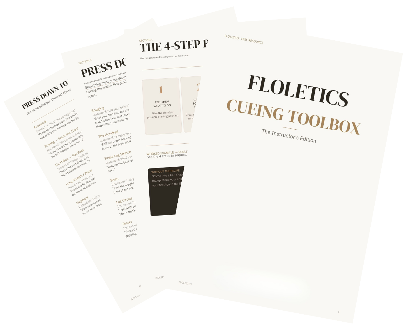 Floletics Cueing Toolbox — The Instructor's Edition